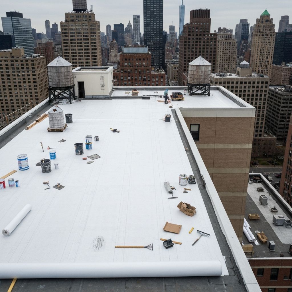 Flat Roof Membrane Replacement